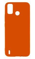 Защитный чехол Liquid Case Full Cover для Tecno Spark 6 GO Оранжевый