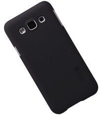 Защитный чехол Nillkin Frosted Shield для Samsung E500H Galaxy E5 Черный