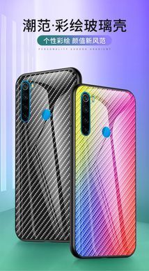 Защитный чехол Knitin Carbon для Xiaomi Redmi Note 8 / Note 8 2021 Синий