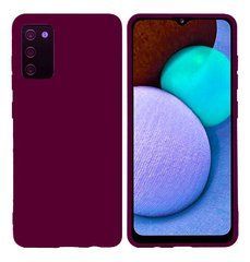 Захисний чохол Liquid Case Full Cover для Samsung A025 Galaxy A02s Малиновий