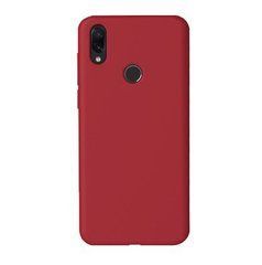 Захисний чохол Liquid Case Full Cover для Xiaomi Redmi Note 7 Pro Малиновий