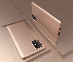 Защитный чехол X-level Guardian для Samsung A715F Galaxy A71 2020 Золотистый