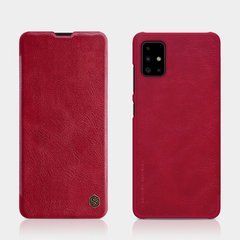 Чехол-книжка Nillkin Qin для Samsung A515F Galaxy A51 2020 Красный