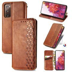 Чохол-книжка Tessero Book для Samsung Galaxy S20 FE / S20 FE 5G Коричневий