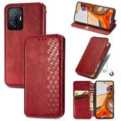 Чехол-книжка Tessero Book для Xiaomi 11T / 11T Pro Красный