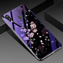 Защитный чехол Fantasy с глянцевыми торцами для Samsung M205F Galaxy M20 (цветение) Фиолетовый