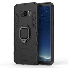 Захисний чохол Strong Guard Ring для Samsung G955 Galaxy S8 Plus Чорний
