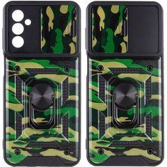 Защитный чехол Camo Ring Lock для Samsung Galaxy M23 5G / M13 4G Зеленый