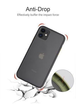 Захисний чохол Сolor Buttons для iPhone 12 Pro Max Чорний