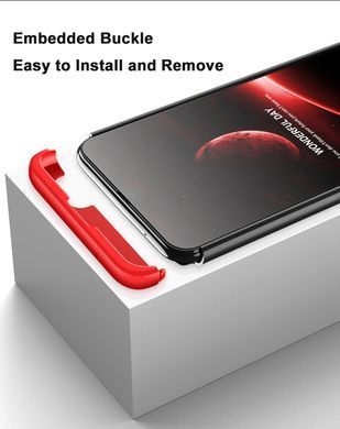 Захисний чохол GKK Full 360 для Samsung M315F Galaxy M31 Чорний / Червоний
