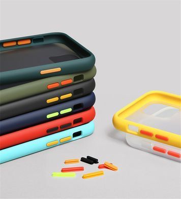 Захисний чохол Сolor Buttons для iPhone 12 Pro Max Чорний