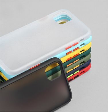 Захисний чохол Сolor Buttons для iPhone 12 Pro Max Чорний