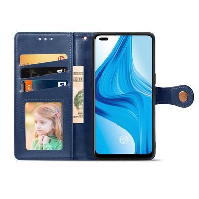 Чехол-книжка Polera Book для Oppo Reno 4 Lite Синий