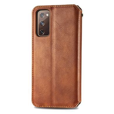 Чохол-книжка Tessero Book для Samsung Galaxy S20 FE / S20 FE 5G Коричневий