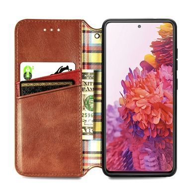 Чохол-книжка Tessero Book для Samsung Galaxy S20 FE / S20 FE 5G Коричневий