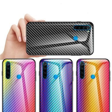 Защитный чехол Knitin Carbon для Xiaomi Redmi Note 8 / Note 8 2021 Синий