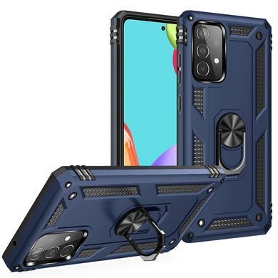 Защитный чехол Kvadrat Ring для Samsung Galaxy A52 2021 / A52s 5G Темно-синий