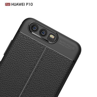 Захисний чохол Leather для Huawei P10 Чорний