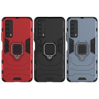 Захисний чохол Strong Guard Ring для Huawei P Smart 2021 Чорний