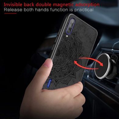 Защитный чехол Textile Decor для Xiaomi Mi CC9 / Xiaomi Mi9 Lite Черный