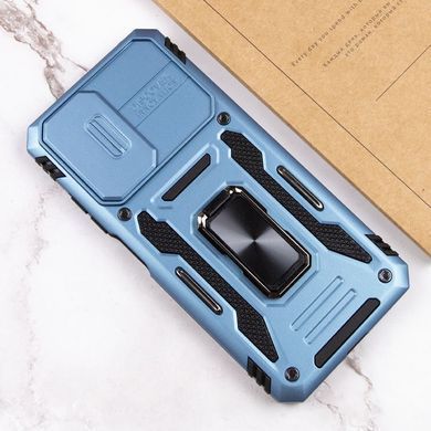 Захисний чохол Kvadrat New Ring Lock для Xiaomi Redmi Note 11 / Note 11S Блакитний