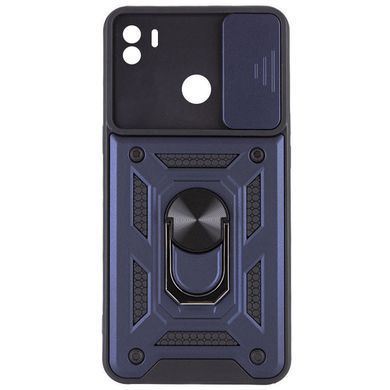 Защитный чехол Kvadrat Ring Lock для Xiaomi Redmi A1 Plus / Redmi A2 Plus / Poco C50 Темно-синий