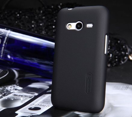 Защитный чехол Nillkin Frosted Shield для Samsung G313H Galaxy Ace 4 Черный