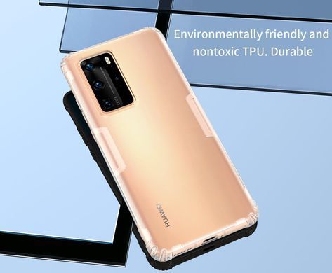 TPU чохол Nillkin Nature для Huawei P40 Pro Прозорий