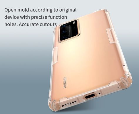TPU чохол Nillkin Nature для Huawei P40 Pro Прозорий