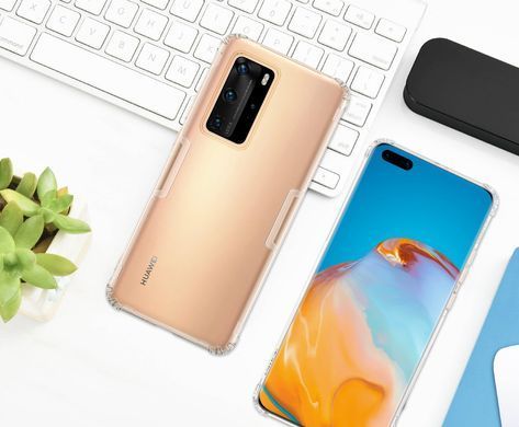 TPU чохол Nillkin Nature для Huawei P40 Pro Прозорий