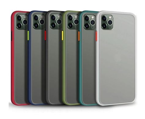 Захисний чохол Сolor Buttons для iPhone 12 Pro Max Чорний