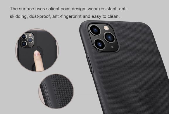 Захисний чохол Nillkin Frosted Shield для iPhone 11 Pro Max Чорний