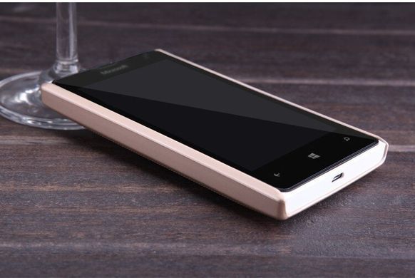 Захисний чохол Nillkin Frosted Shield для Microsoft Lumia 435 Золотий