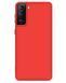 Защитный чехол Liquid Case Full Cover для Samsung Galaxy S21 Красный