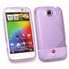 Чехол TPU S-line для HTC Sensation XL Фиолетовый