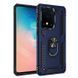 Захисний чохол Kvadrat Ring для Samsung G988B Galaxy S20 Ultra Темно-синій