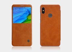 Чехол-книжка Nillkin Qin для Xiaomi Redmi Note 5 Pro Коричневый
