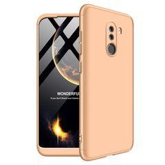 Защитный чехол GKK Full 360 для Xiaomi Pocophone F1 Золотистый