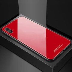 Захисний чохол Glass для Huawei Y5 2019 / Honor 8S Червоний
