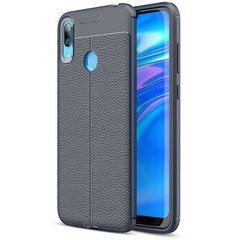 Захисний чохол Leather для Xiaomi Redmi Note 7 Pro Синій