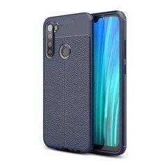 Защитный чехол Leather для Xiaomi Redmi Note 8 / Note 8 2021 Синий