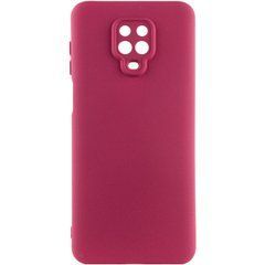Захисний чохол Lakshmi Case Full Camera для Xiaomi Redmi Note 9 Pro / Redmi Note 9S / Redmi Note 9 Pro Max Бордовий