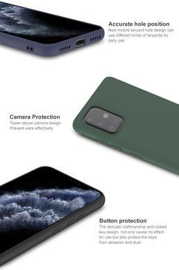 Защитный чехол TPU Matte для Samsung A715F Galaxy A71 2020 Черный