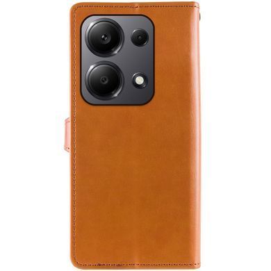 Чохол-книжка Polera Book для Xiaomi Redmi Note 13 4G Коричневий