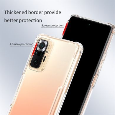 TPU чохол Nillkin Nature для Xiaomi Redmi Note 10 Pro / 10 Pro Max Прозорий
