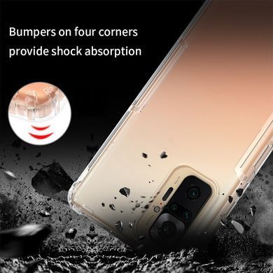 TPU чохол Nillkin Nature для Xiaomi Redmi Note 10 Pro / 10 Pro Max Прозорий