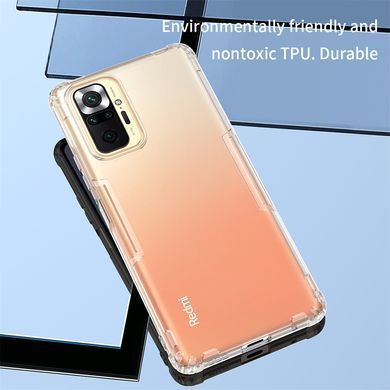 TPU чохол Nillkin Nature для Xiaomi Redmi Note 10 Pro / 10 Pro Max Прозорий