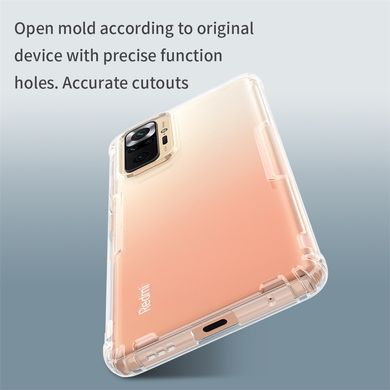 TPU чохол Nillkin Nature для Xiaomi Redmi Note 10 Pro / 10 Pro Max Прозорий