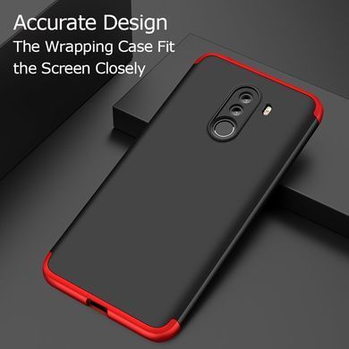 Защитный чехол GKK Full 360 для Xiaomi Pocophone F1 Красный
