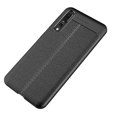 Защитный чехол Leather для Huawei P20 Pro Черный